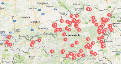 Plan der Fachgeschäfte für Jagd, Waffen und Bekleidung